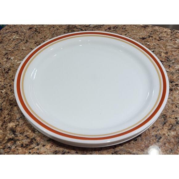 Vintage Corelle Cinnamon Chestnut Set of 4 Dinner Plates 10 1/4" Diameter - Picture 4 of 16